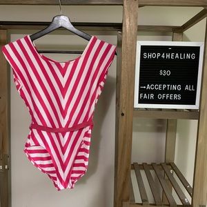 SOLD 80s Retro Workout Leotard ✵ Jacques Moret